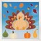 Big Dot of Happiness Thanksgiving Turkey Window Clings, Reusable Friendsgiving Holiday Window Sticker Decorations Decals, Fall Harvest Static Clings